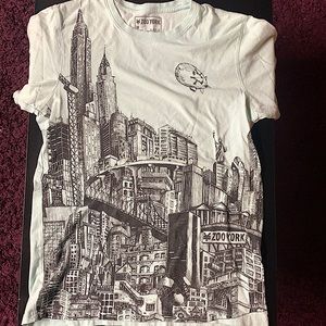 Zoo York Cityscape Medium T-Shirt Cyan